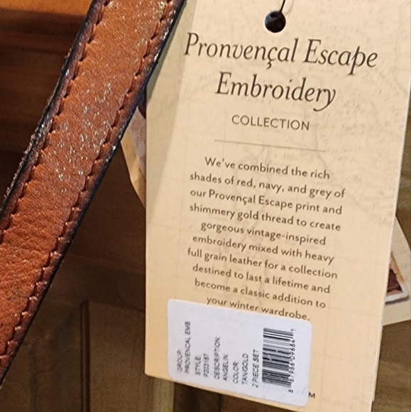 NWT Patricia Nash 2 Piece Pronvencal Escape Embroidery Purse and Scarf Set. - Picture 6 of 9